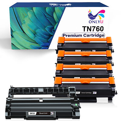 #ad TN760 Toner Cartridges DR730 Drum for Brother DCP L2550DW HL L2395DW MFC L2710DW $38.49