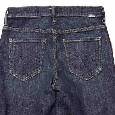 #ad Mother Jeans The Insider Crop Step Fray Size 28 Speed Racer $45.99