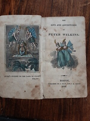 #ad quot;The Life And Adventures Of Peter Wilkinsquot; Published By Jay Shaw And J.Q.Adams $850.00