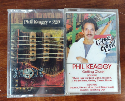 #ad PHIL KEAGGY CASSETTE TAPES Getting Closer and 220 RARE OOP Lot of 2 $7.99