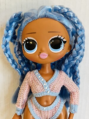 #ad LOL Surprise OMG Winter Disco Snowlicious Doll Blue Hair Braids Outfit $9.99