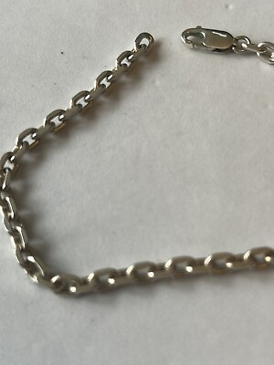 #ad fb85 sterling silver square link bracelet GBP 22.00