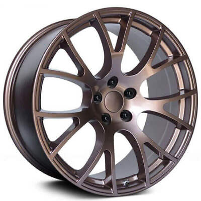 #ad 4ea 22quot; Challenger Hellcat Wheels FR 70 Bronze OEM Replica Rims S3 $1360.00