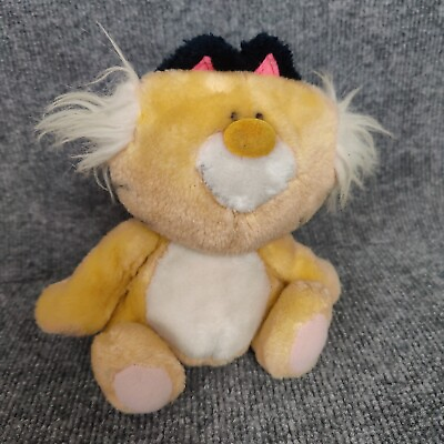 #ad Vintage Applause Cat Plush Kitty Tabby Orange Heathcliff? Garfield? Toy Rare $14.96