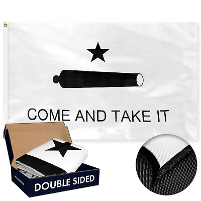 #ad G128 – Come and Take It Flag 3x5 ft DOUBLE SIDED Embroidered $33.99