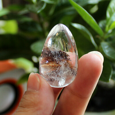 #ad Natural Ghost Phantom Gemstone Quartz Crystal Specimen Healing Chakra Rock Decor $1.89