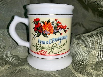 #ad Franklin Corner Store 1985 Retro Lydia Pinkham Vegetable Compound Porcelain Mug $19.99