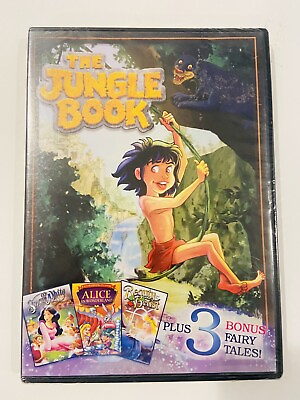 #ad New Jungle Book Snow White Alice In Wonderland DVD Anime Cartoon Movie $7.19