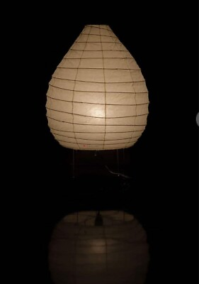 #ad Isamu Noguchi Akari 22N Stand Lamp Table Lamp Washi Japanese Light Handcraft $378.00