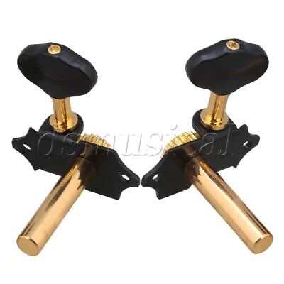 #ad Open Style Plum Handle Button Black Golden Guitar 18:1 3L 3R Tuning Pegs $20.15