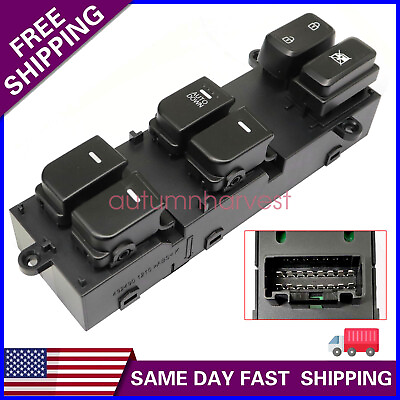 #ad 93570 2T000 Left Driver Side Front Master Window Control Switch for Kia Optima $21.15