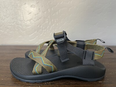 #ad Chaco Sport Sandals Size 5 Youth Child Unisex Green Aztec Adjustable Water Hike $34.99