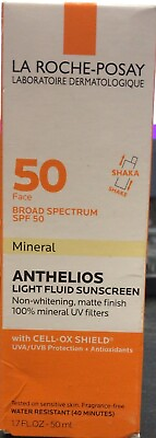 #ad 2 PKS La Roche Posay Anthelios Mineral Face Sunscreen 1.7 oz EXP. 07 24 i9 $27.00