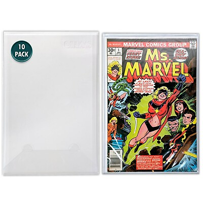 #ad 10X Comic Book Plastic Toploader Protector Case Fits Silver Bronze Age amp; Modern $15.99