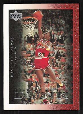 #ad 2000 Upper Deck History of the Dunk Michael Jordan #66 Chicago Bulls $3.99