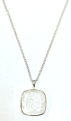 #ad HSN Herkimer Mines Sterling Clear quot;Diamondquot; Quartz Floating Pendant Necklace $149.99