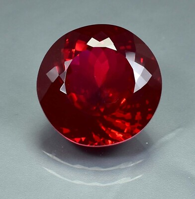 #ad AAA Natural Flawless Mozambique Blood Red Ruby Round Loose Gemstone Certified $27.03
