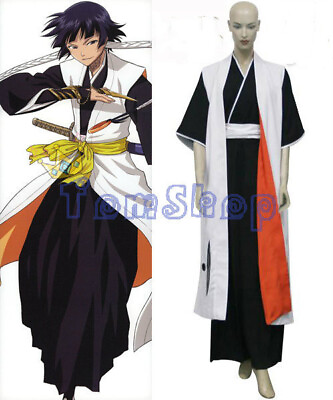 #ad new Bleach 2nd Division Captain Soi Fon Cosplay Kimono Uniform Suit Custom Made $49.50