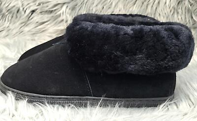 #ad BEARPAW 402W Traditional Black Suede Casual Short Booties Boots Size 9 $35.82