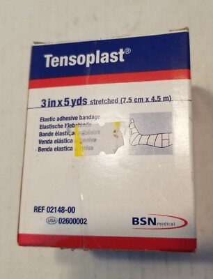 #ad BSN Medical Tensoplast Elastic Adhesive Bandage Tan 3quot; x 5 YDS # 02119 new $9.85