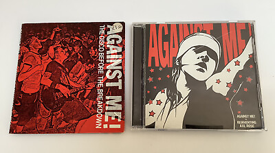 #ad 2x AGAINST ME CDs Reinventing Axl Rose amp; Disco Before The Breakdown Insert GBP 16.99