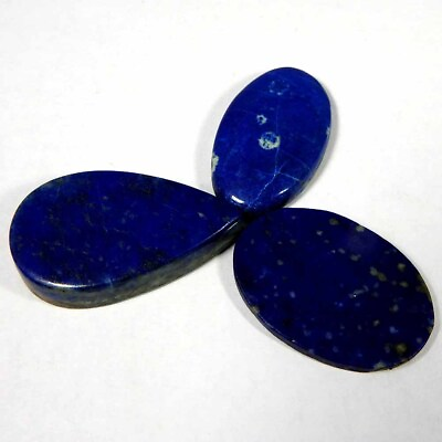 #ad 71.10Cts100%Natural Lapis Lazuli Mix African Cabochon Loose Gemstone.lot $8.90