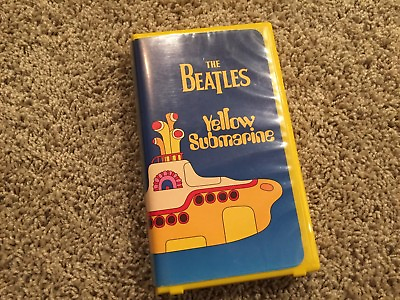 #ad THE BEATLES YELLOW SUBMARINE vintage VHS 1999 plastic case NTSC $8.99