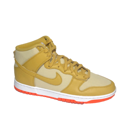 #ad Nike Dunk High Retro PRM Mens Shoes Team Gold DV7215 700 $59.95