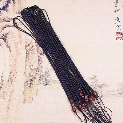 #ad 10PCS Silk Thread Hand Knotte Cord String Pendant Necklace AK0205 $4.49