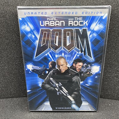 #ad DOOM Dwayne The Rock Johnson UNRATED EXTENDED EDITION DVD NEW SEALED $2.00