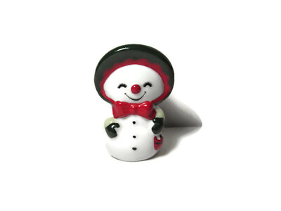 #ad Christmas Pepper Shaker Snow Lady Shelf Sitter $18.91