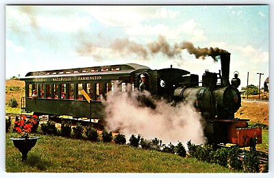 #ad Boothbay Railway Train Museum in Boothbay Maine Postcard $4.55