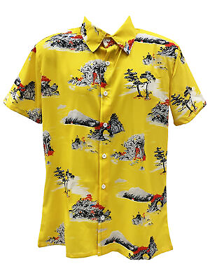 #ad Cliff Booth Hawaiian Shirt Once Upon A Time In Hollywood Movie Costume Brad Pitt $39.76