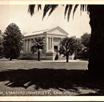 #ad Mausoleum Stanford University California COLLEGE NAMESAKE Vintage Postcard 8513 $9.99