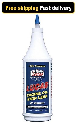 #ad Lucas Oil 10278 Engine Oil Stop Leak 1 Quart Automotive Additive $13.90