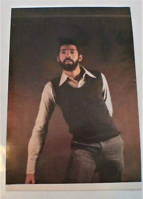 #ad Vtg1974 color Photo Handsome African American Male Model $12.00
