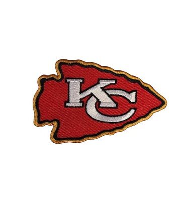 #ad Kansas City Chiefs Embroidered Patch Iron Sew ON NFL quot;New Listingquot; $6.50