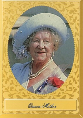 #ad 1993 PRESS PASS QUEEN MOTHER CARD NO. 91 $11.97