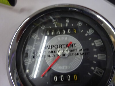 #ad Vintage TRIUMPH Motorcycle SMITH Rpl 120 MPH Speedometer $189.95