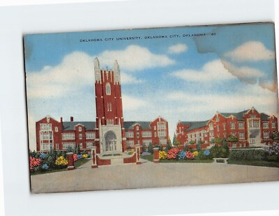 #ad Postcard Oklahoma City University Oklahoma City Oklahoma USA $9.95