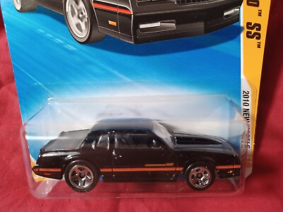 #ad Hot Wheels 86 Monte Carlo SS New Models Black 2010 Diecast Collectible Car $14.99