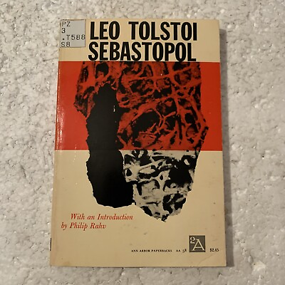 #ad Sebastopol by Leo Tolstoi 1972 Paperback University Of Michigan Press $21.25