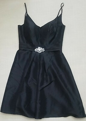 #ad Vintage Sexy Black Dress Stunning Mom Prom Special Occasion Sexy Dress 10 NWT $24.95