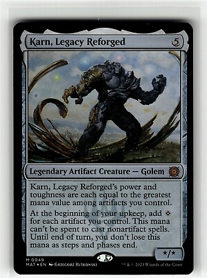 #ad Karn Legacy Reforged 49 The Aftermath MAT FOIL NM MTG $12.95