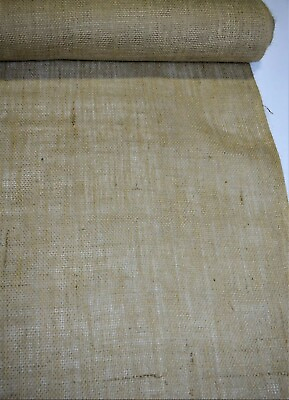 Burlap Jute Fabric Natural 8 Oz Weight Vintage Upholstery 40quot; Wide By The Yard $7.95