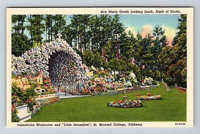#ad Cullman AL Alabama Ave Maria Grotto St Bernard College Vintage Postcard $7.99