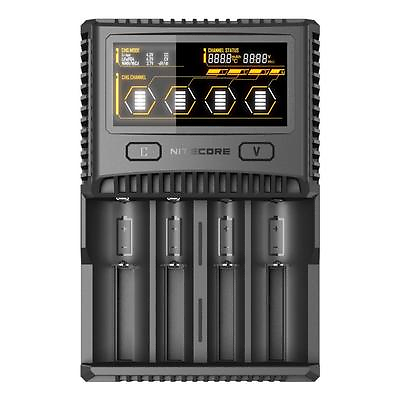 #ad Nitecore SC4 Superb Charger 4 Slot Universal Charger for 26650 16340 etc $51.95