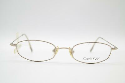 #ad Calvin Klein 194 533 Gold Oval Glasses Frames Eyeglasses New $78.66