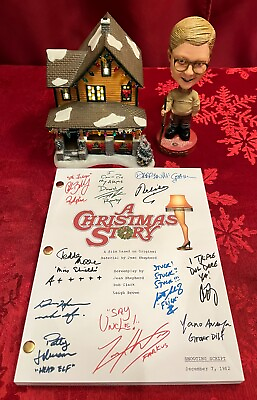 #ad A Christmas Story Script Cast Signed Autograph Reprints 121 Pages Red Ryder $24.99