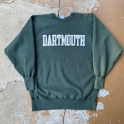 #ad 1990s Vintage Dartmouth College Ivy Champion Reverse Weave Sweatshirt Men#x27;s XXL $66.00